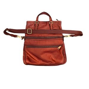 FOSSIL crossbody leather bag